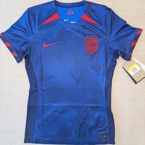 Nike USA Soccer Jersey 2023 Stadium Away Dri-FIT Blue Women's - Small